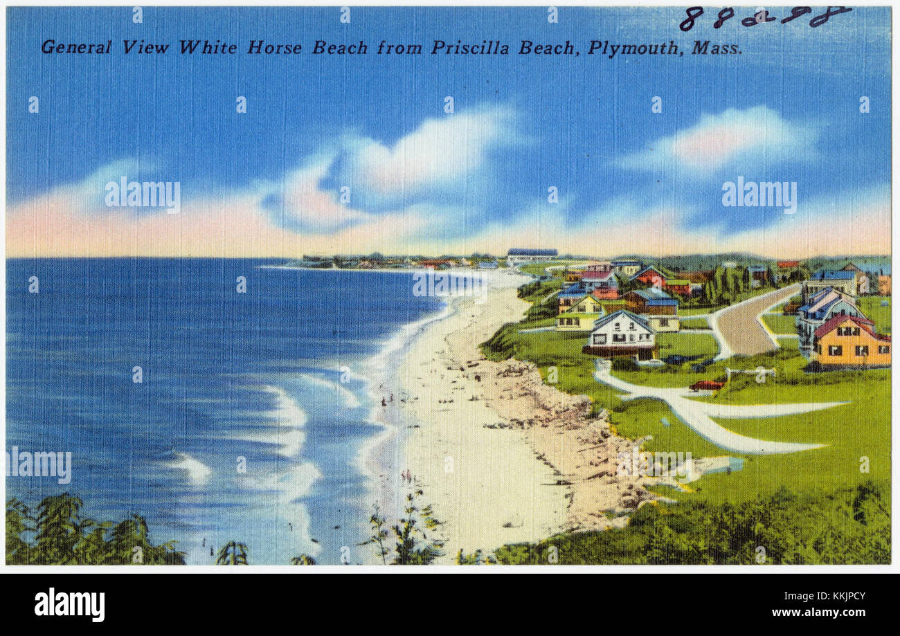 General view White Horse Beach from Priscilla Beach, Plymouth, Mass