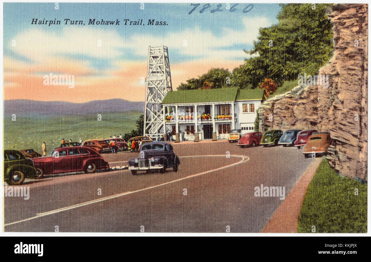 Hairpin Turn Mohawk Trail Mass 78260 Stock Photo 166984690 Alamy