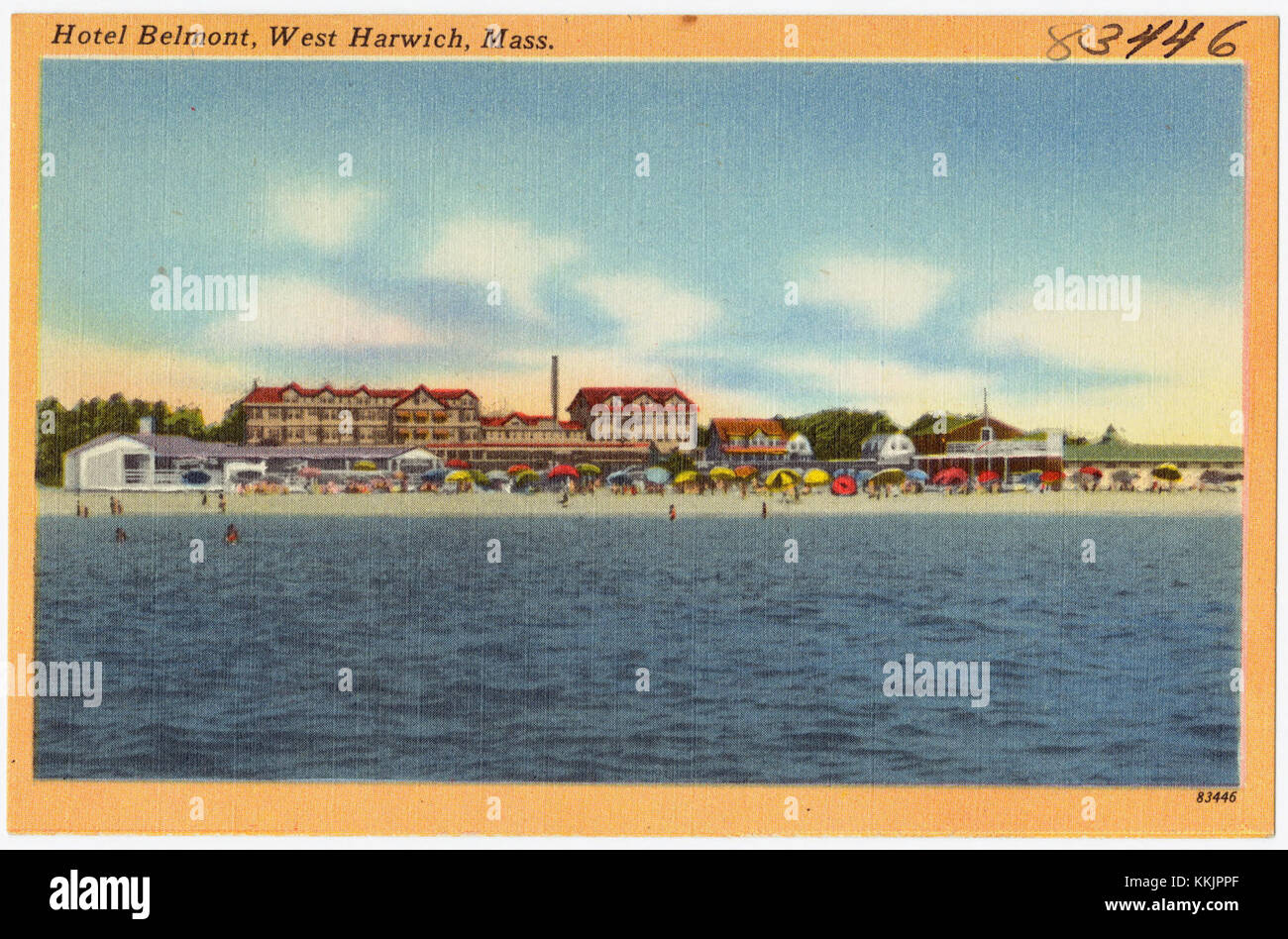 Hotel Belmont, West Harwich, Mass (83446 Stock Photo Alamy