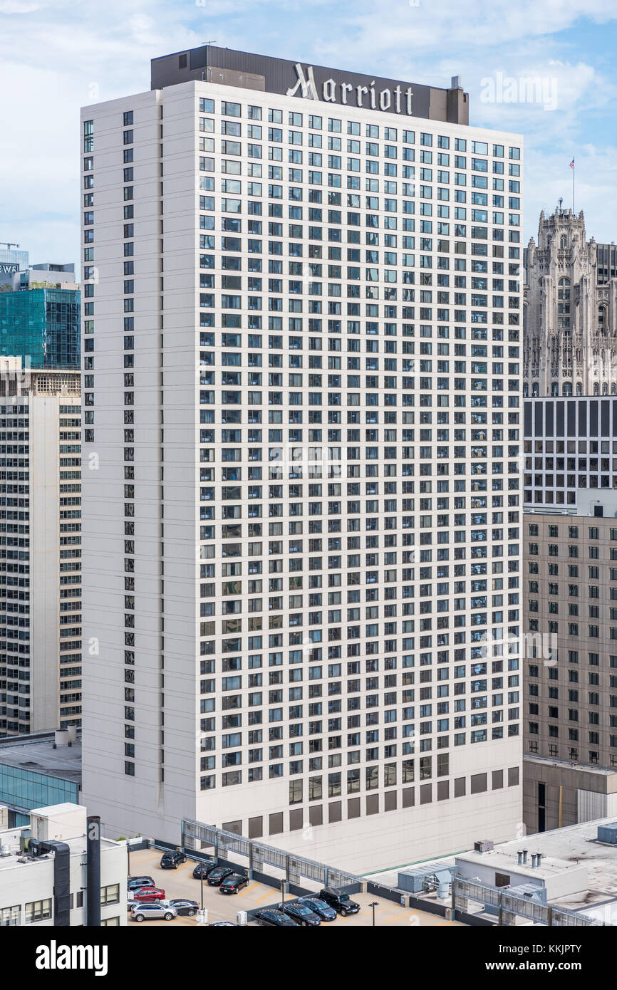 Chicago Marriott Downtown Magnificent Mile Stock Photo