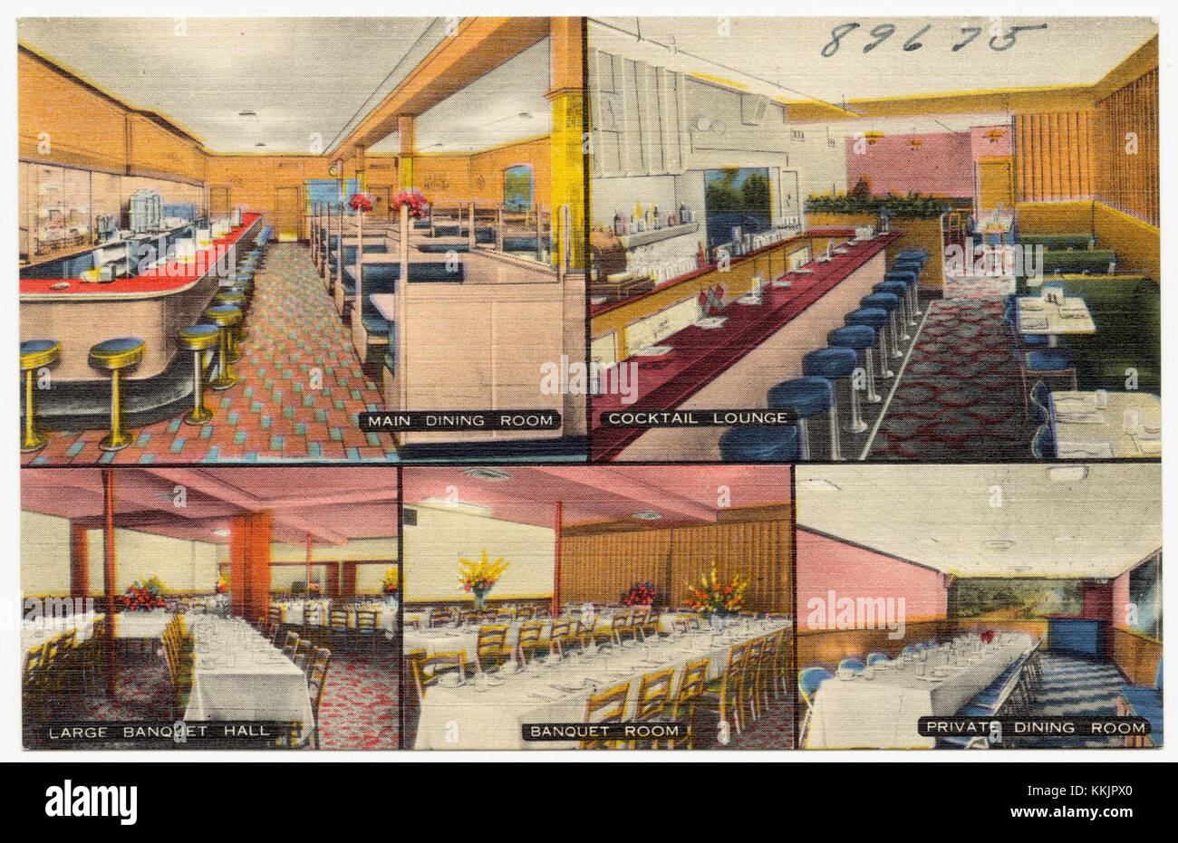 The Kernwood Restaurant main dining room, cocktail lounge, large