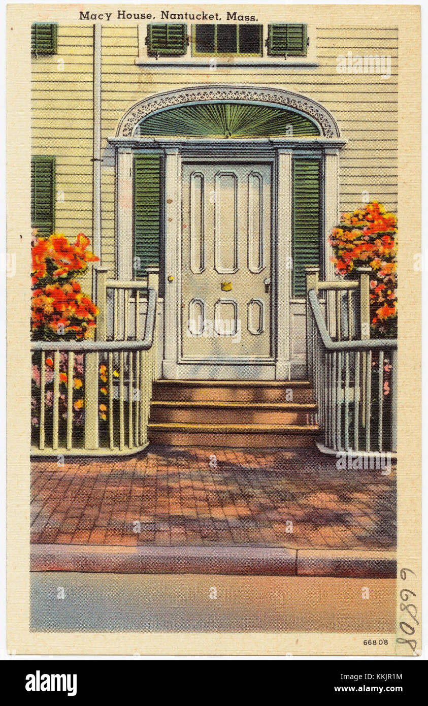 Macy House, Nantucket, Mass (66808 Stock Photo Alamy