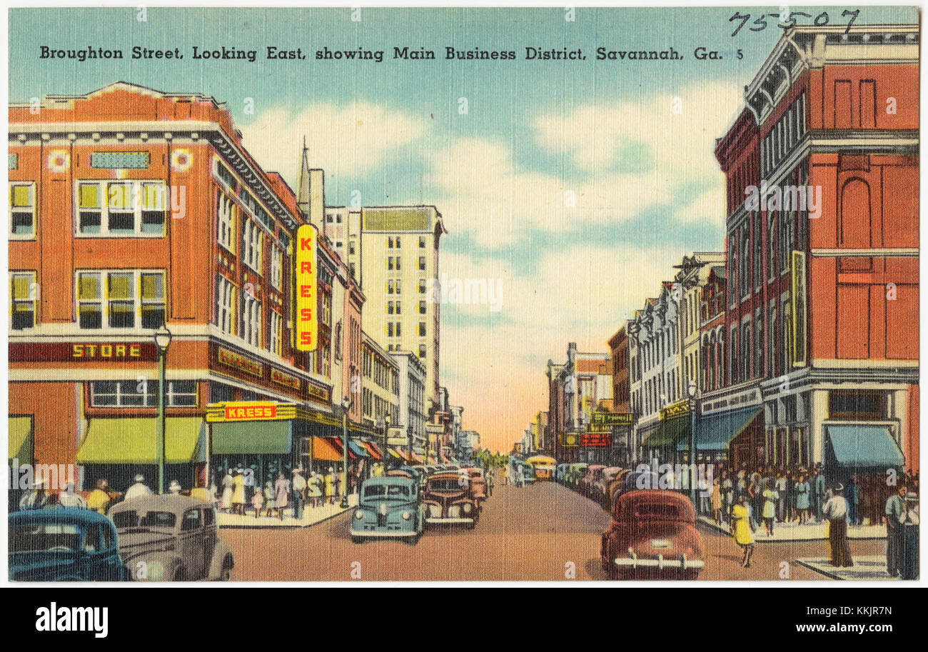 Broughton Street, looking east, showing main business district