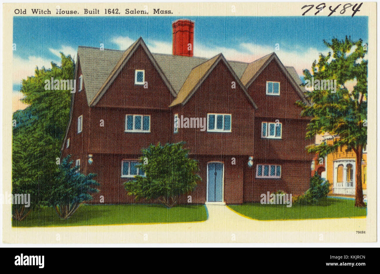 The Old Witch House, built in 1642, is a historic house in Salem ...