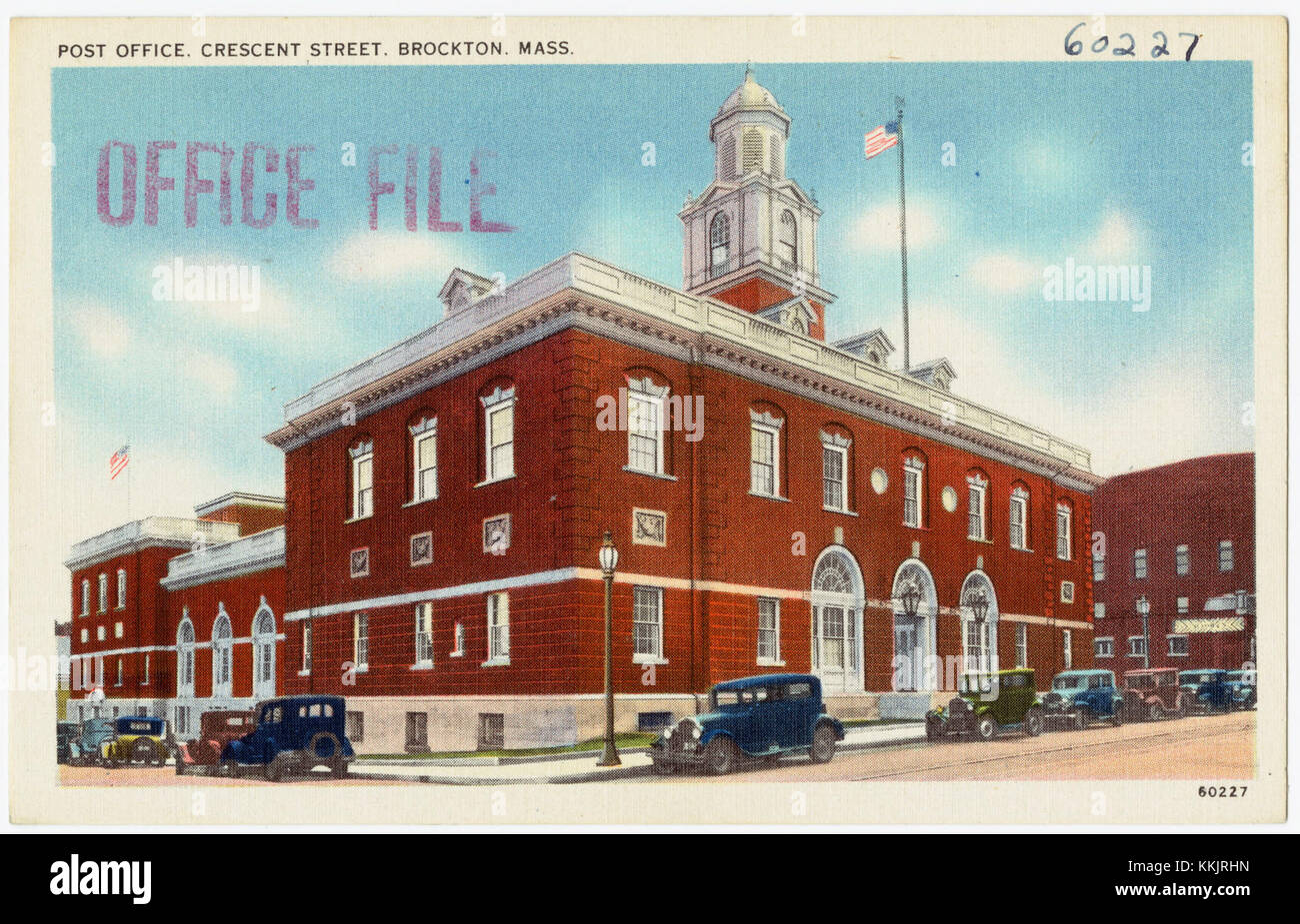 Post office, Crescent Street, Brockton, Mass (60227 Stock Photo Alamy