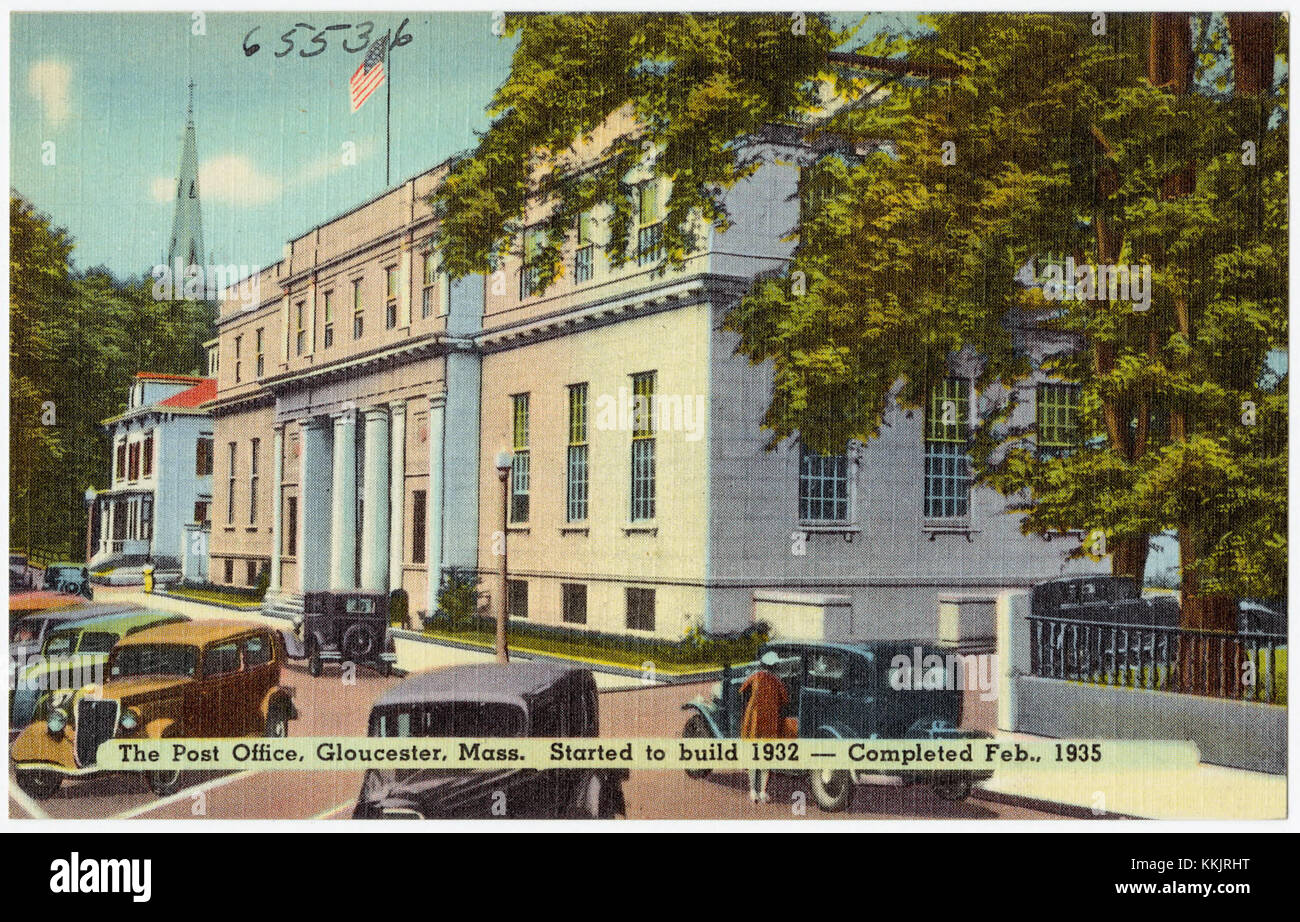 The post office, Gloucester, Mass., started to build 1932 Completed Feb., 1935 (65536 Stock