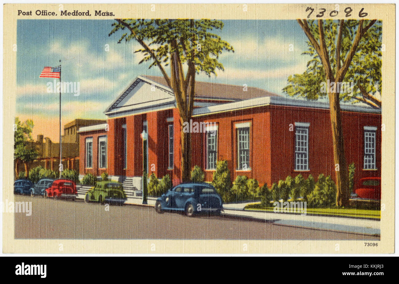 Post office, Medford, Mass (73096 Stock Photo Alamy