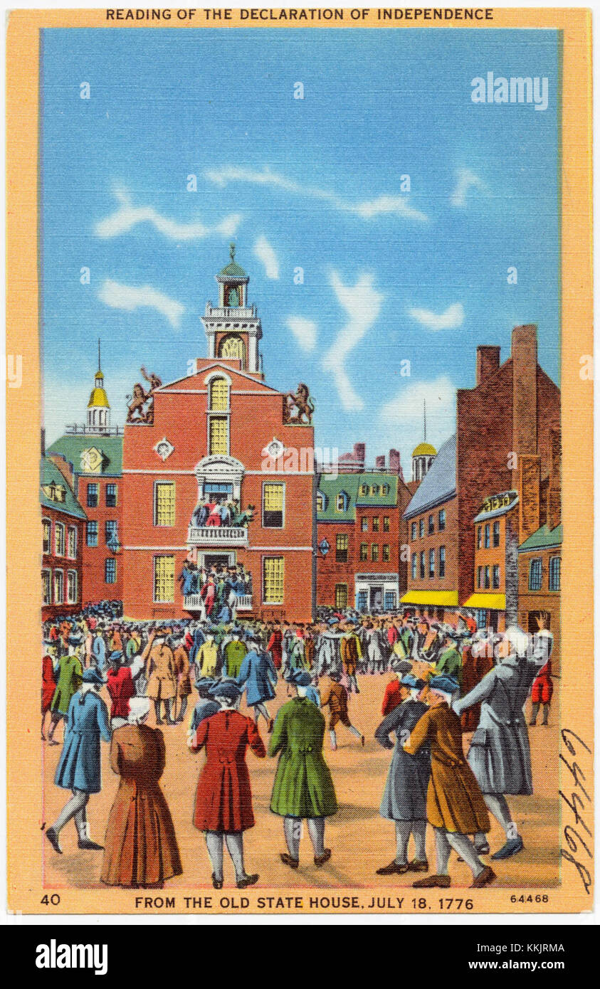 This historical moment, captured on July 18, 1776, marks the public