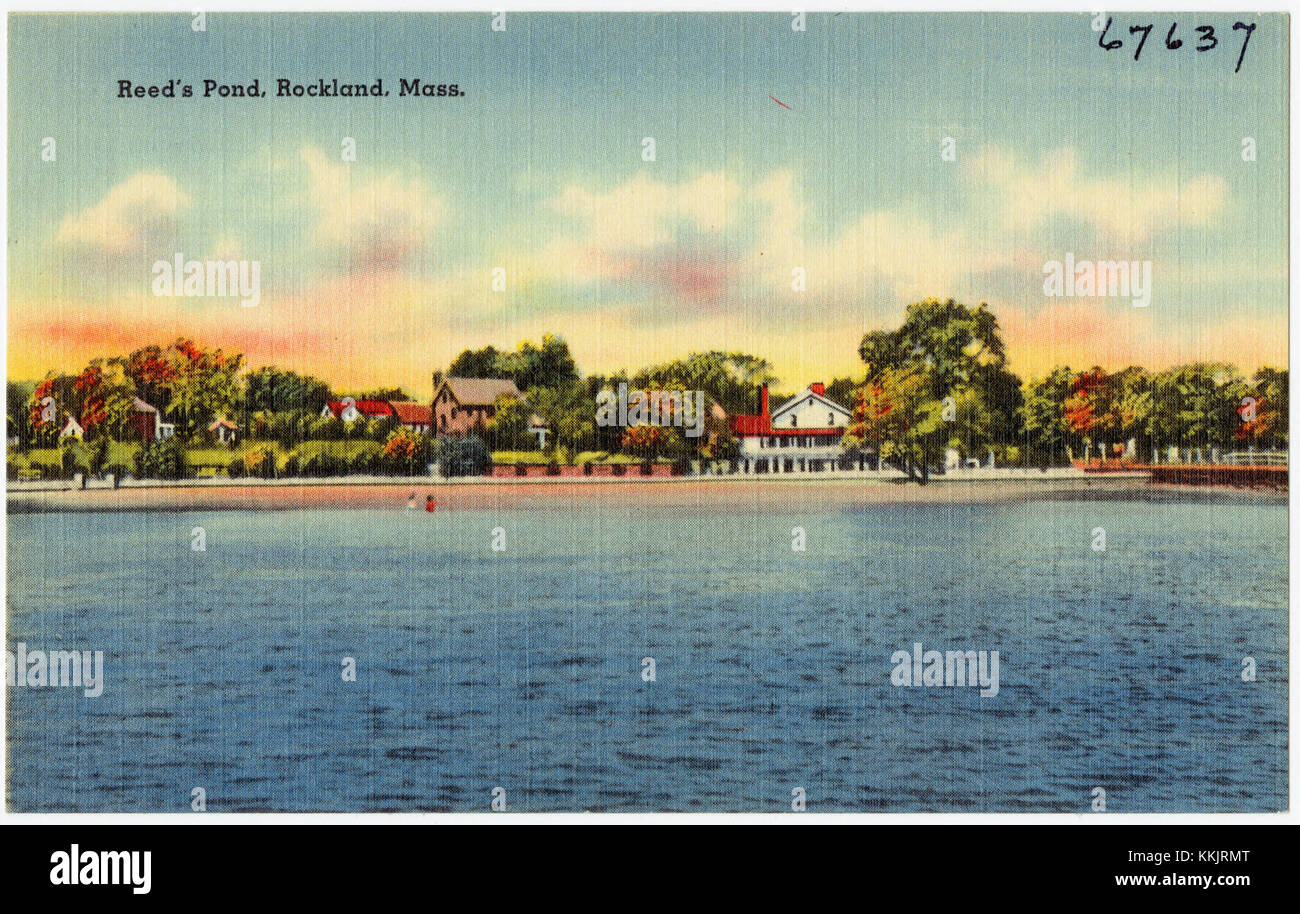 Reed's Pond, Rockland, Mass (67637 Stock Photo Alamy