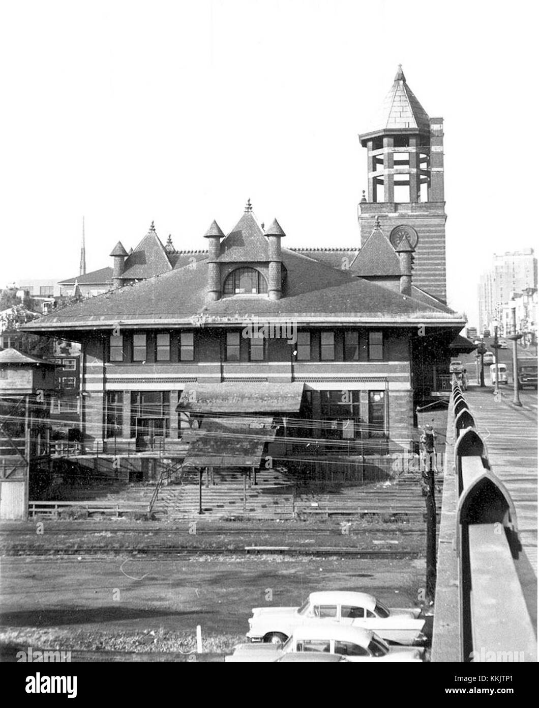 1970 - Lehigh Valley Railroad Station Stock Photo