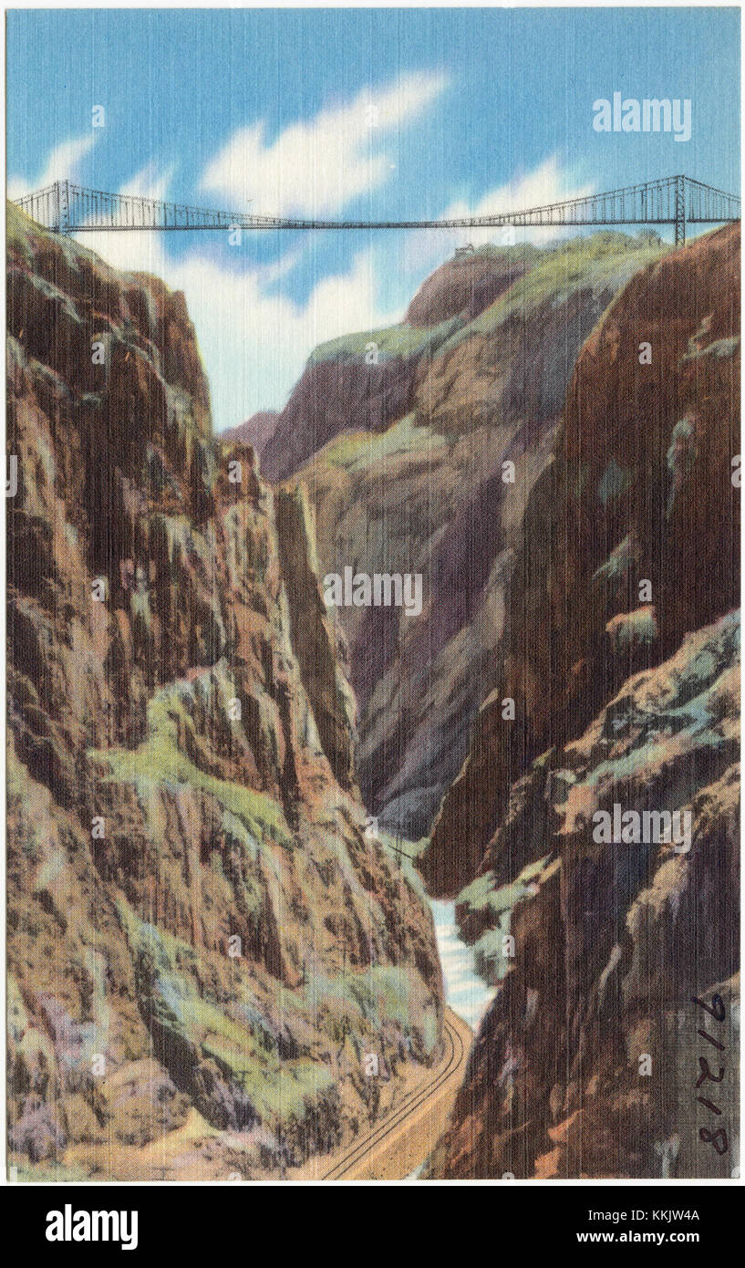 The Royal and the world's highest suspension bridge, Colorado