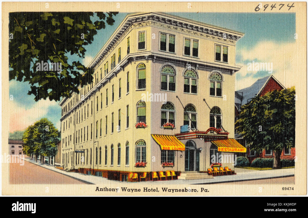 Anthony Wayne Hotel, Waynesboro, Pa (69474 Stock Photo - Alamy