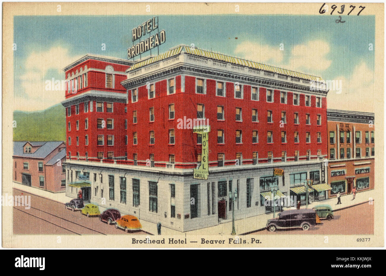 Brodhead Hotel Beaver Falls, Pa (69377 Stock Photo Alamy