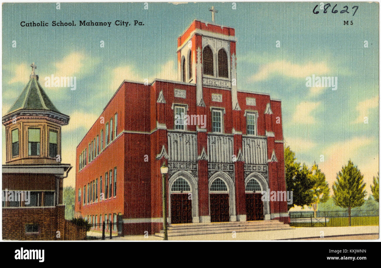 Catholic school, Mahanoy City, Pa (68627 Stock Photo Alamy