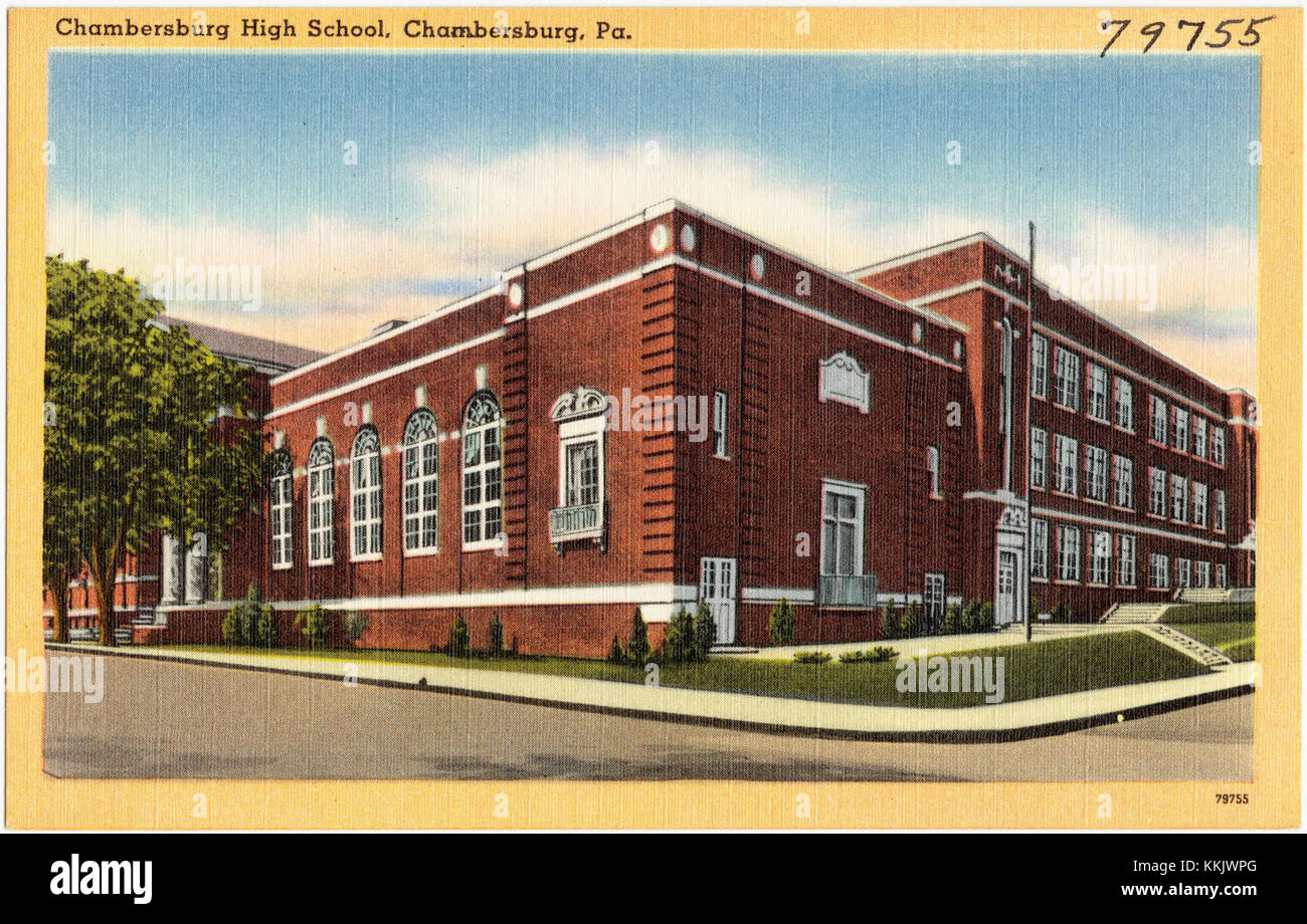 Chambersburg High School, Chambersburg, Pa (79755 Stock Photo Alamy