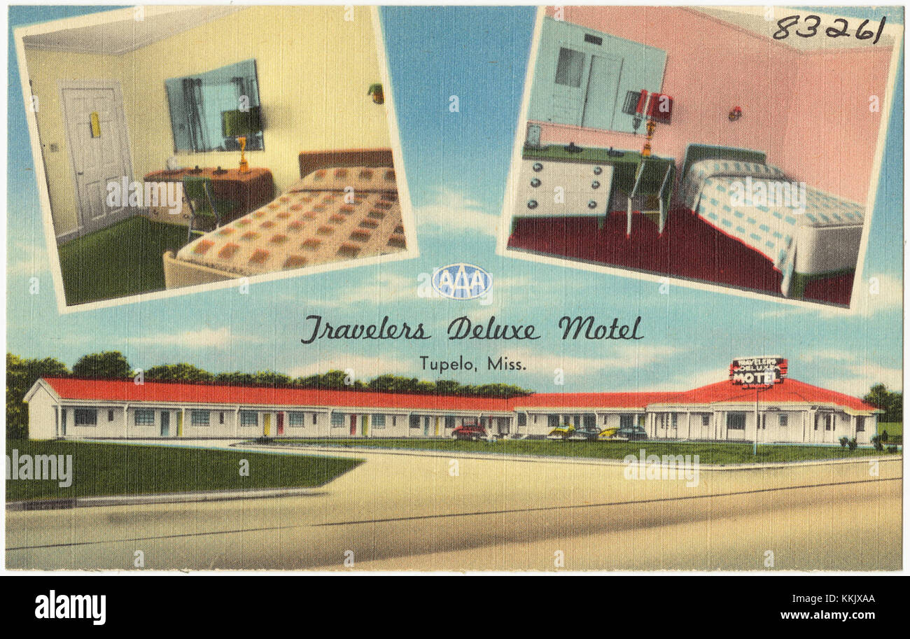 Travelers Deluxe Motel, Tupelo, Miss. (5529515000 Stock Photo Alamy