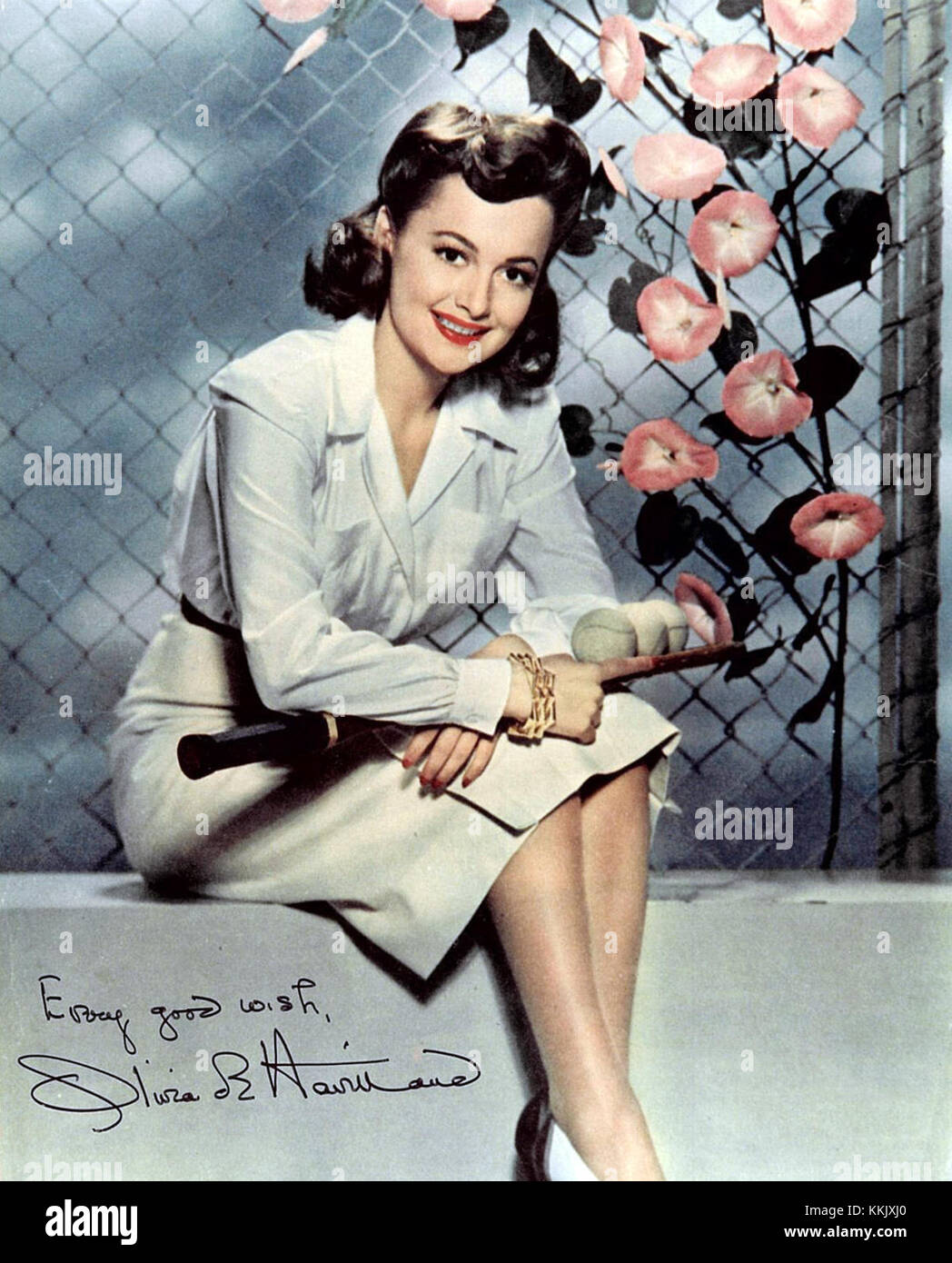 Olivia de Havilland Publicity Photo 1940s Stock Photo - Alamy