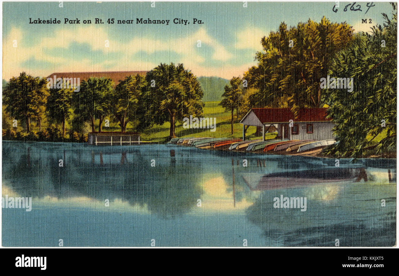 Lakeside Park on Rt. 45 near Mahanoy City, Pa (68624 Stock Photo Alamy