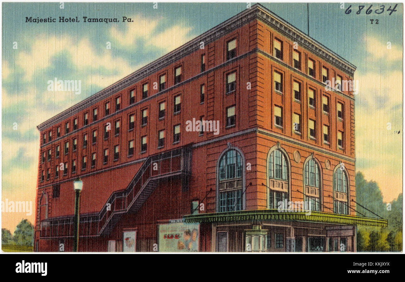 Majestic Hotel, Tamaqua, Pa (68634 Stock Photo Alamy