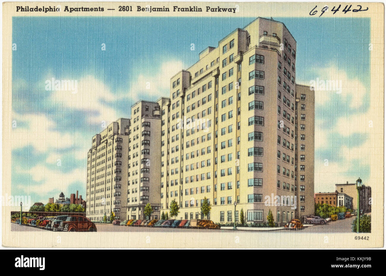 Philadelphia Apartments - 2601 Benjamin Franklin Parkway (69442) Stock Photo
