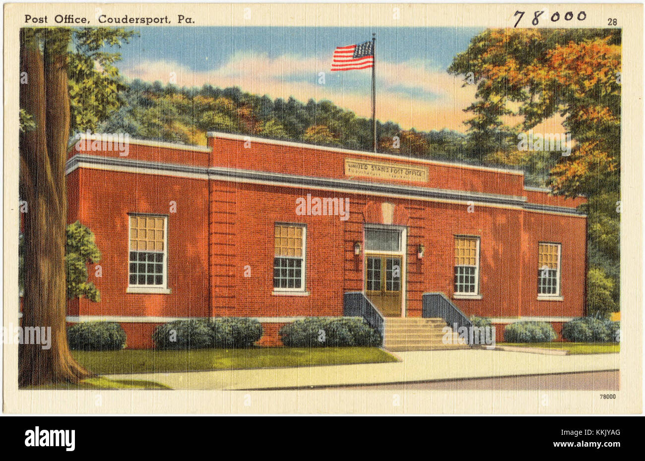 Post office, Coudersport, Pa (78000 Stock Photo Alamy
