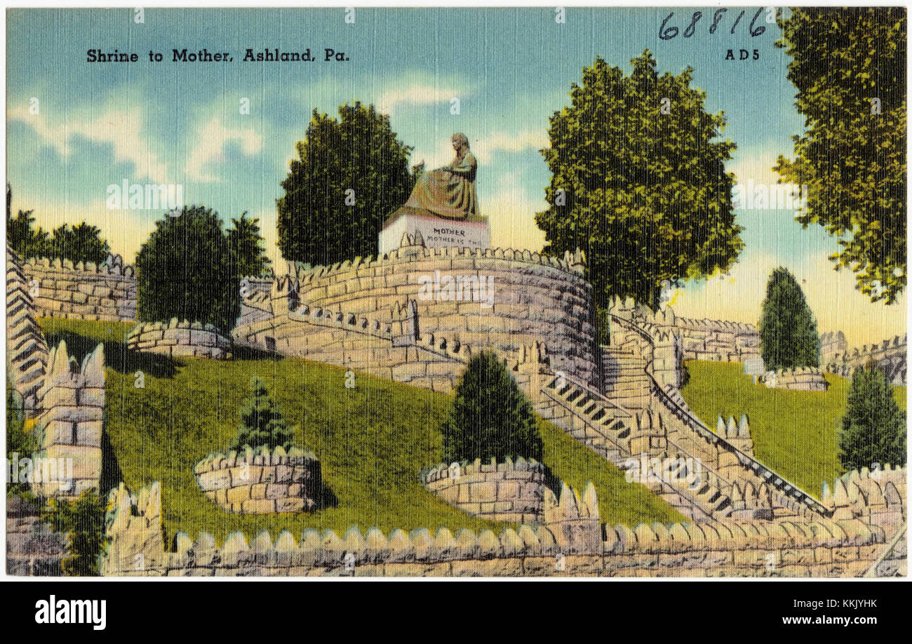 Shrine to Mother, Ashland, Pa (68816 Stock Photo Alamy