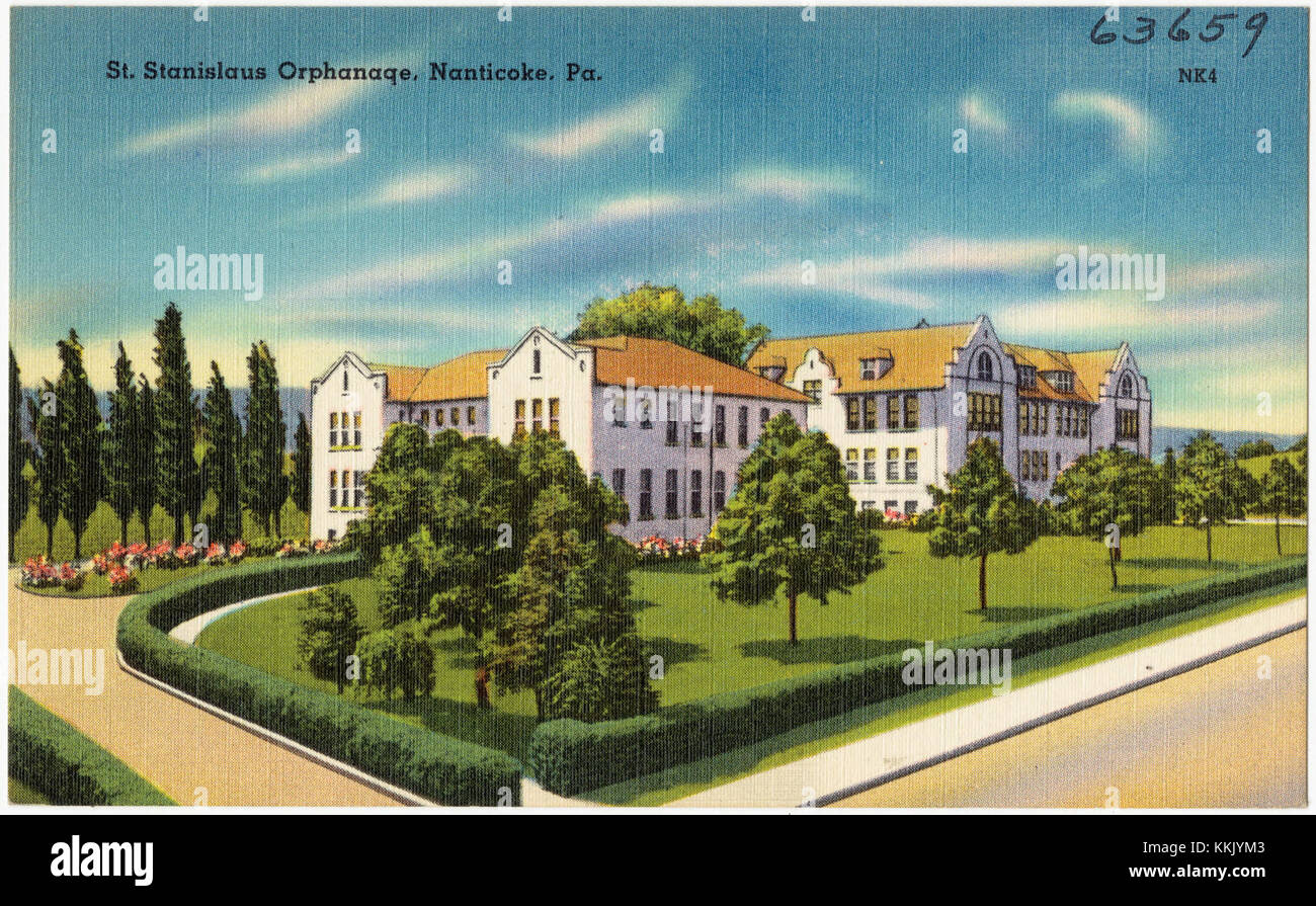 St. Stanislaus Orphanage, Nanticoke, Pa (63659 Stock Photo Alamy