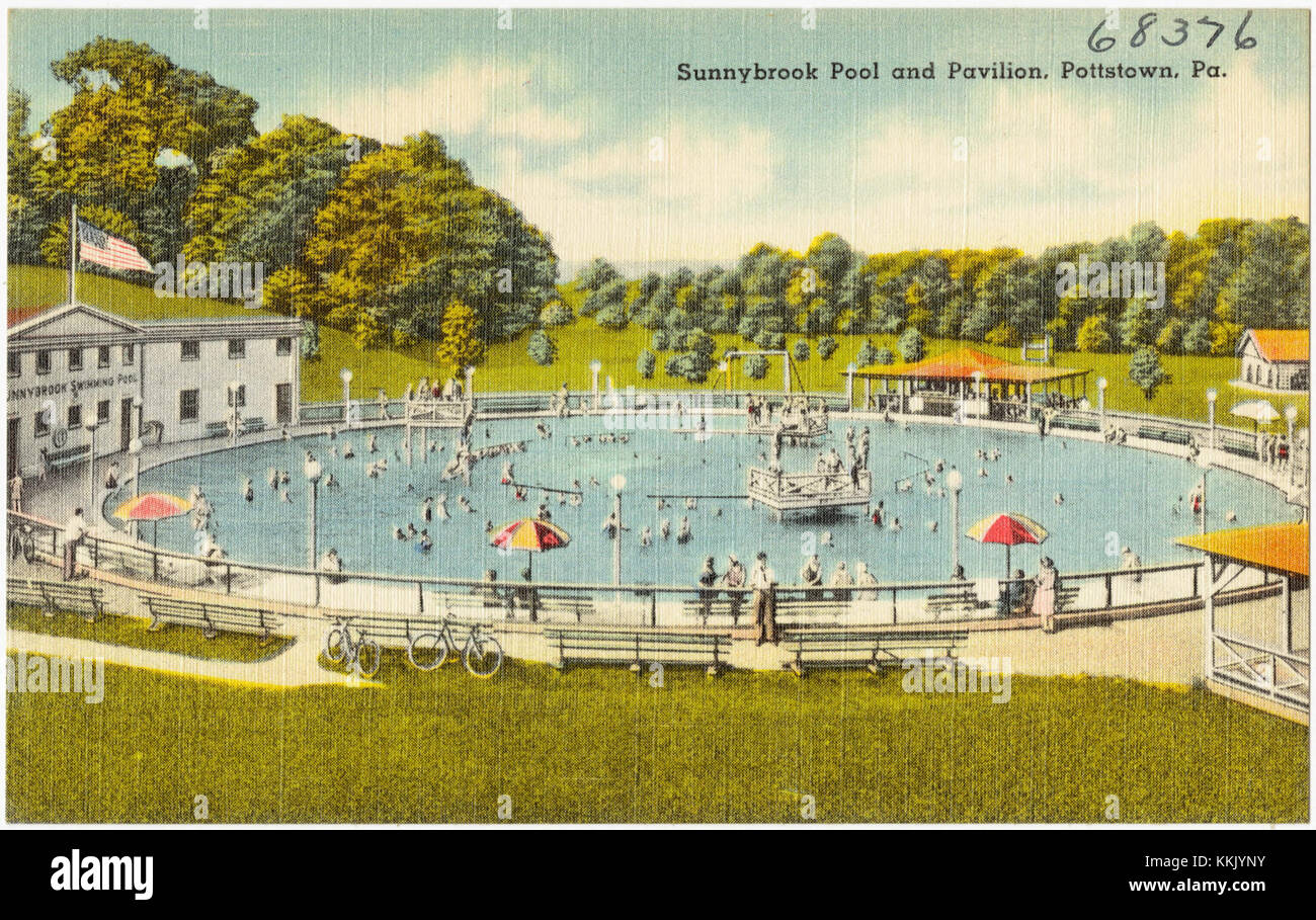 Sunnybrook Pool and Pavilion, Pottstown, Pa (68376 Stock Photo Alamy