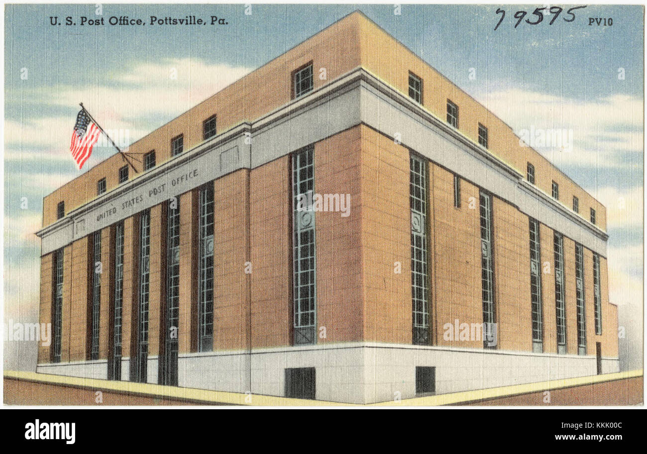 U.S. Post Office, Pottsville, Pa (79595 Stock Photo Alamy