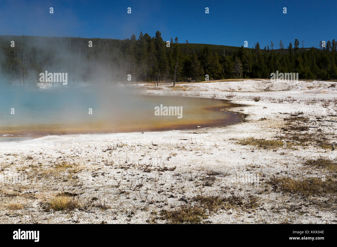 Sunset Lake Pool Thermal Feature in Black Sand Geyser Basin ...