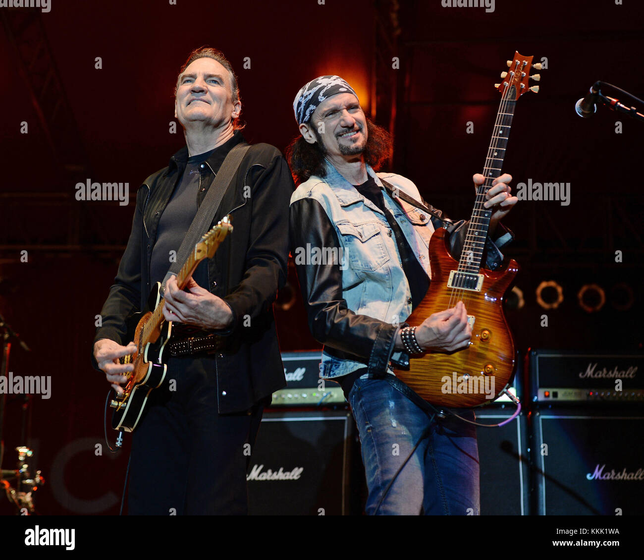 MIAMI , FL DECEMBER 19 Mel Schacher, Max Carl, and Bruce Kulick of