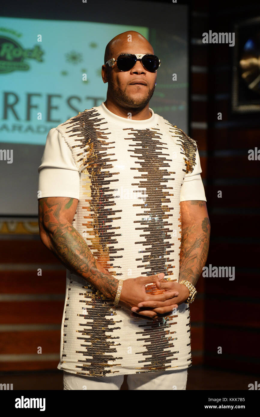 HOLLYWOOD, FL - OCTOBER 19: Flo Rida a press conference to Pass the ...