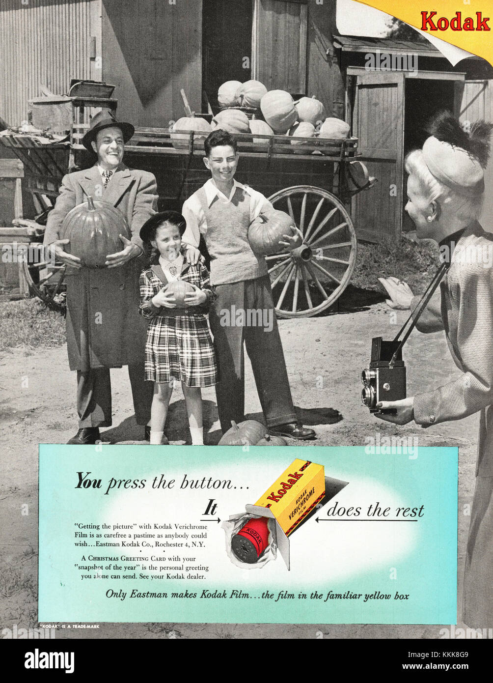 Great Print Advertising: EASTMAN KODAK - You Press The Button