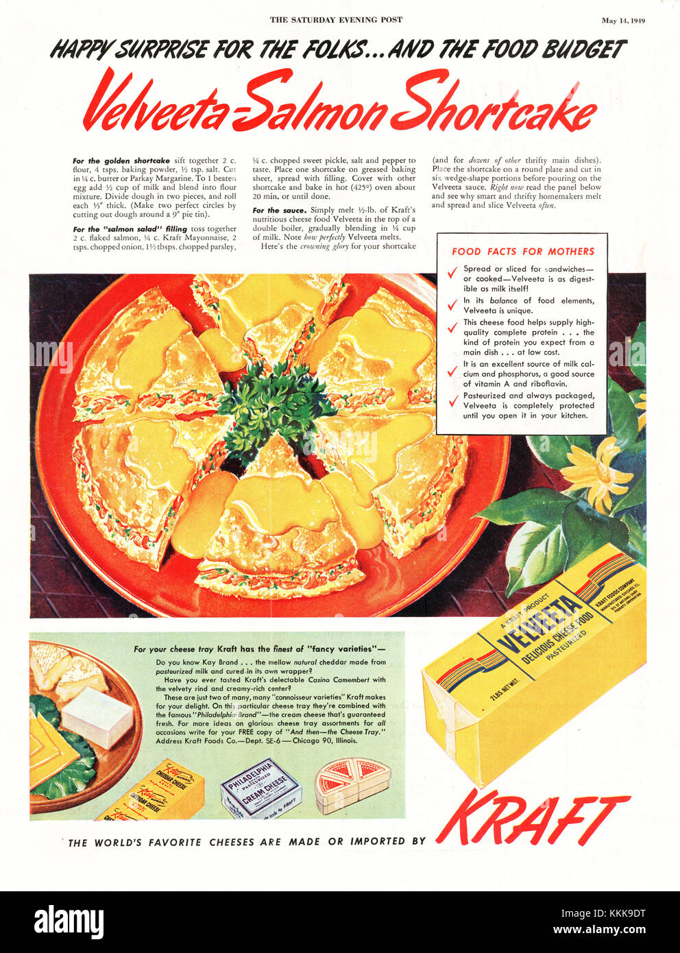 https://c8.alamy.com/comp/KKK9DT/1949-us-magazine-craft-cheese-advert-KKK9DT.jpg