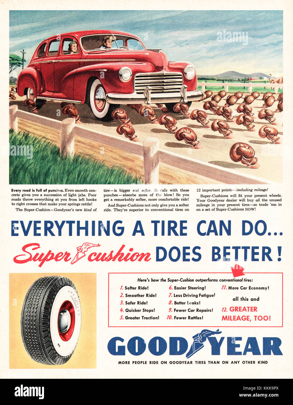 Advert goodyear tyres hi-res stock photography and images - Alamy