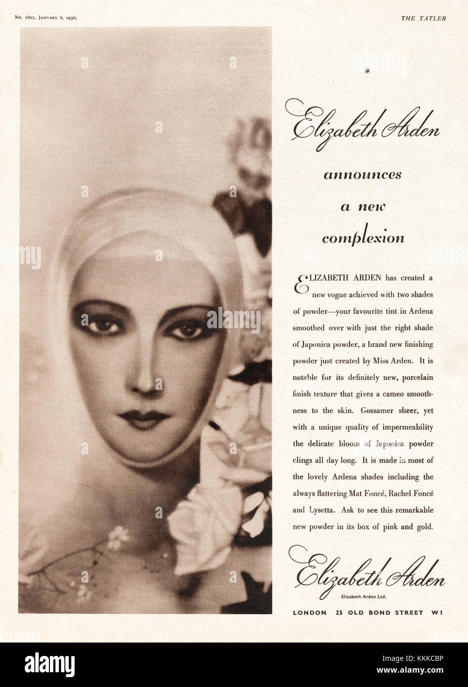 Elizabeth Arden (Cosmetics) 1955 — Cosmetics — Advertisement