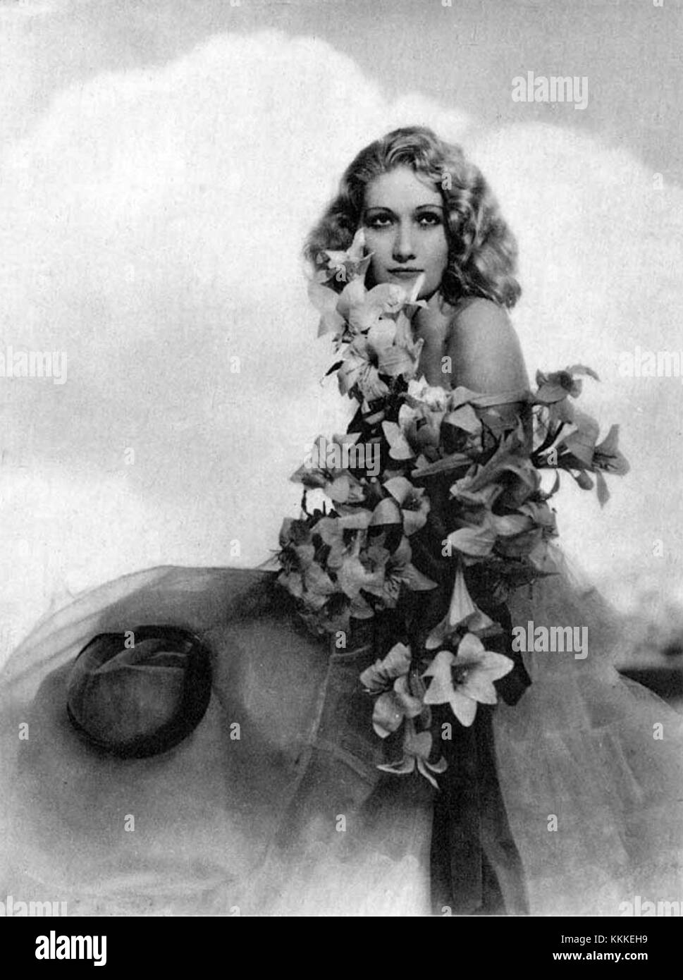 This advertisement for Edwina Booth in an Argentinean magazine highlights her role in the media during the period. It provides insight into her career and presence in South American media. Stock Photo