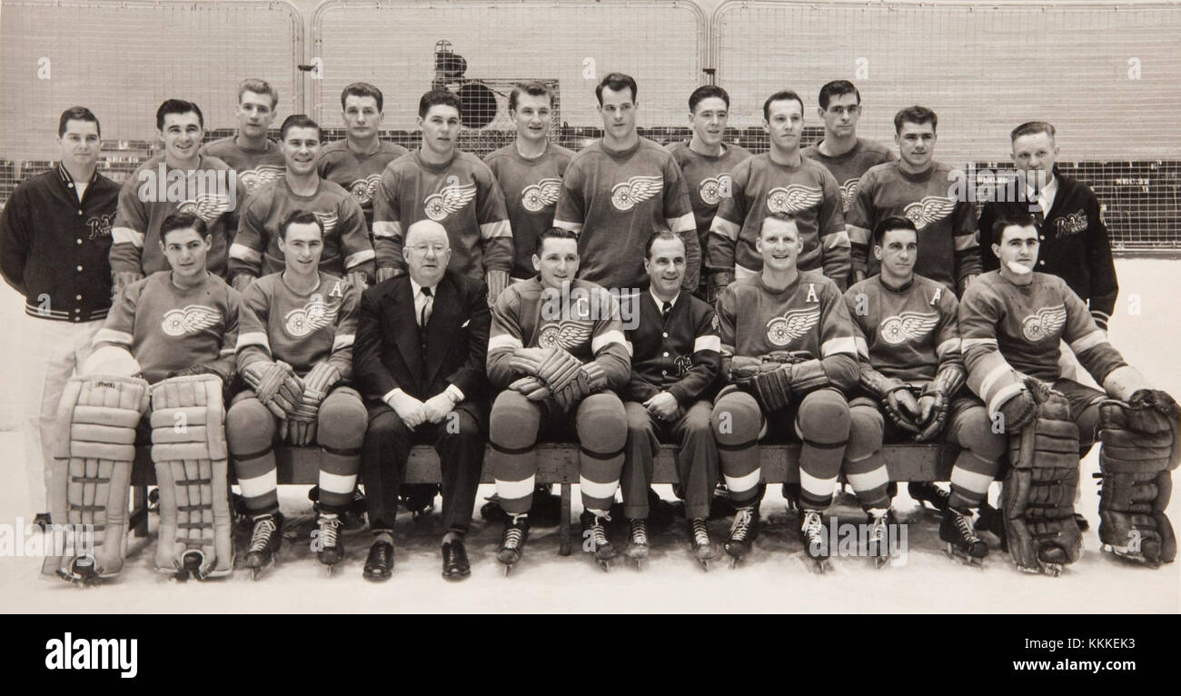 1952 Detroit Red Wings Stock Photo Alamy