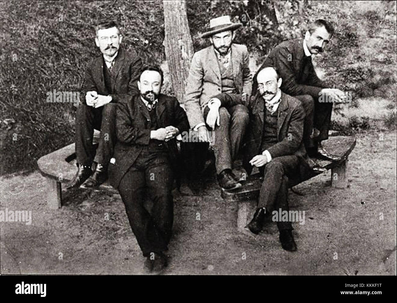 Activists of PPS before 1905 Stock Photo