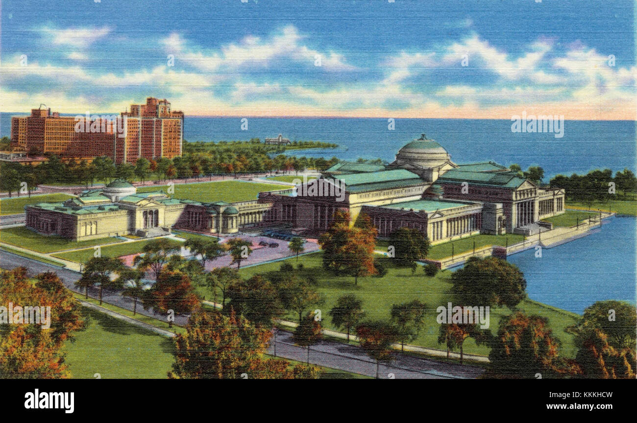 Mus Il A cropped image of the Museum of Science and Industry in Chicago ...