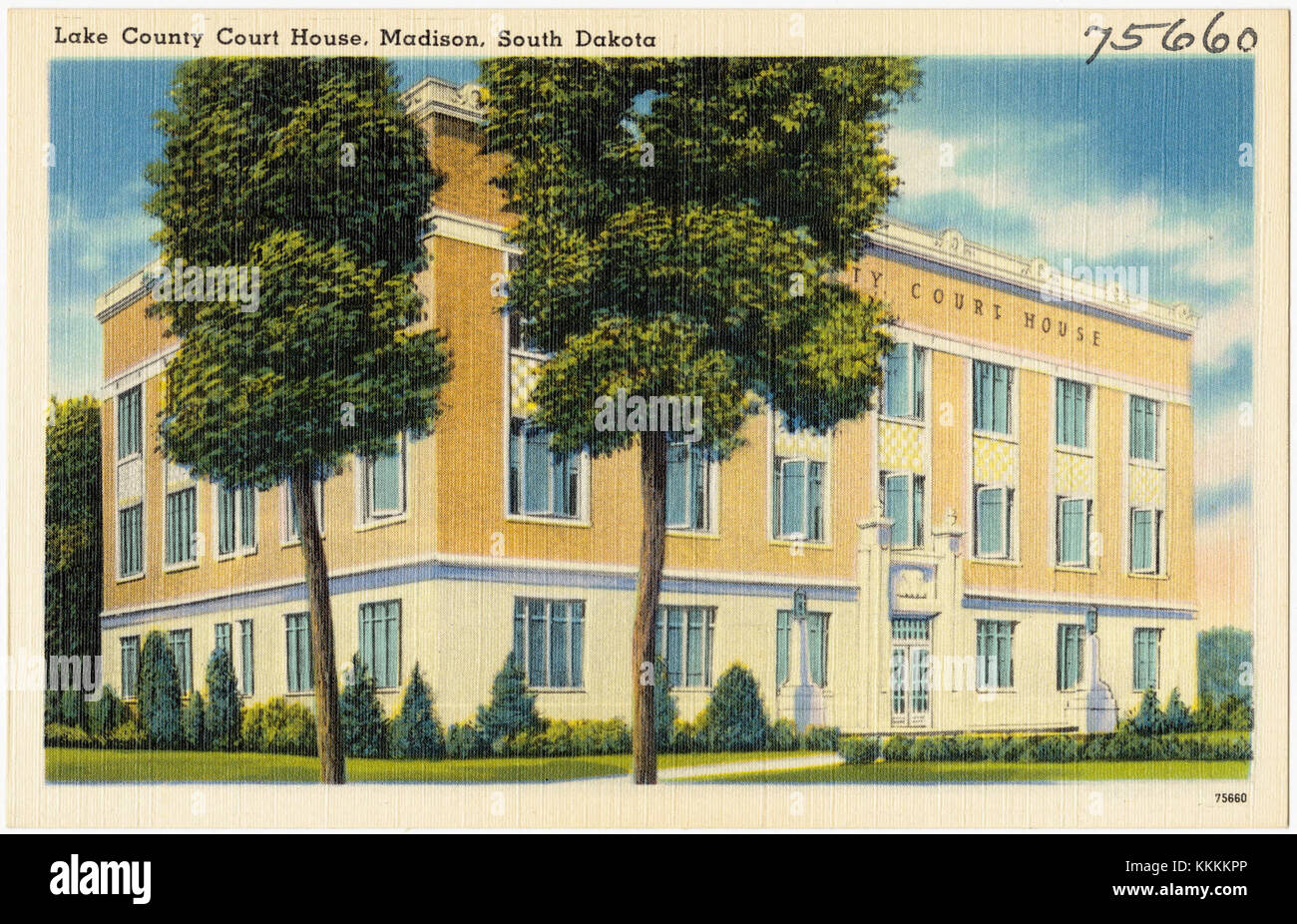 Lake County Court House, Madison, South Dakota (75660 Stock Photo Alamy