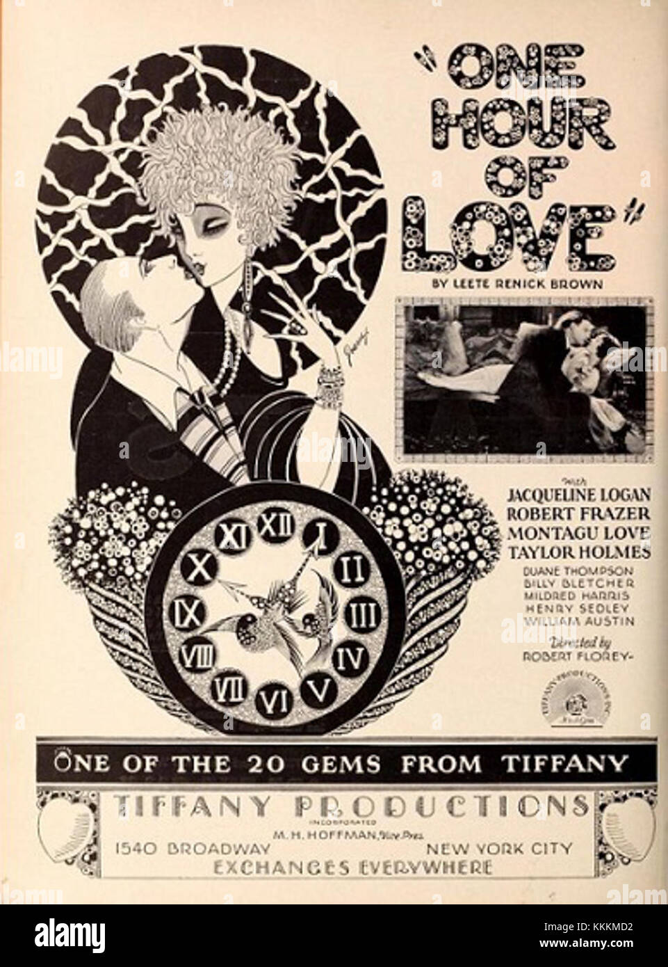 One Hour of Love 1927 poster Stock Photo Alamy