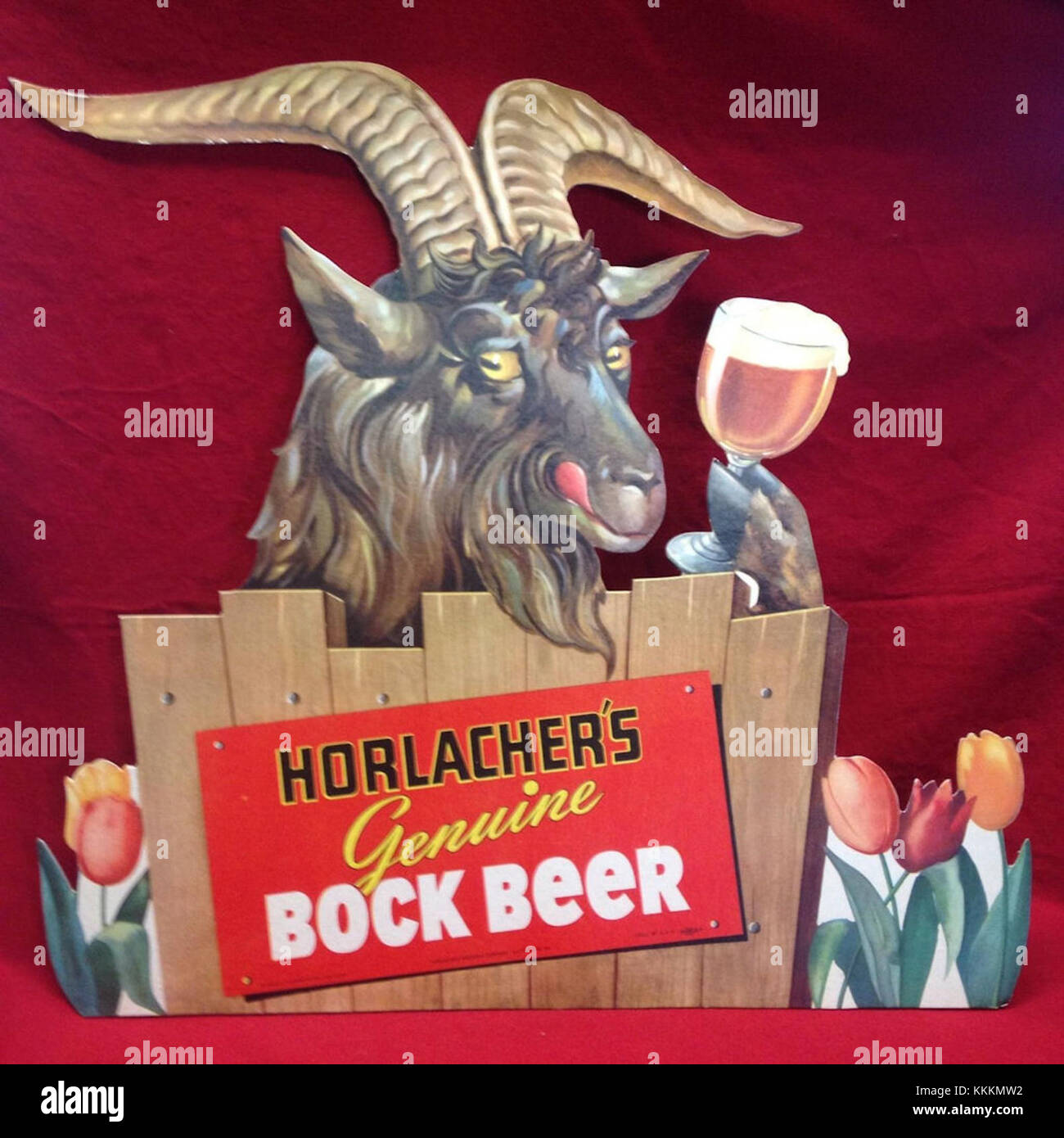 Horlacher Brewery Bock Beer Store Display Allentown PA Stock Photo