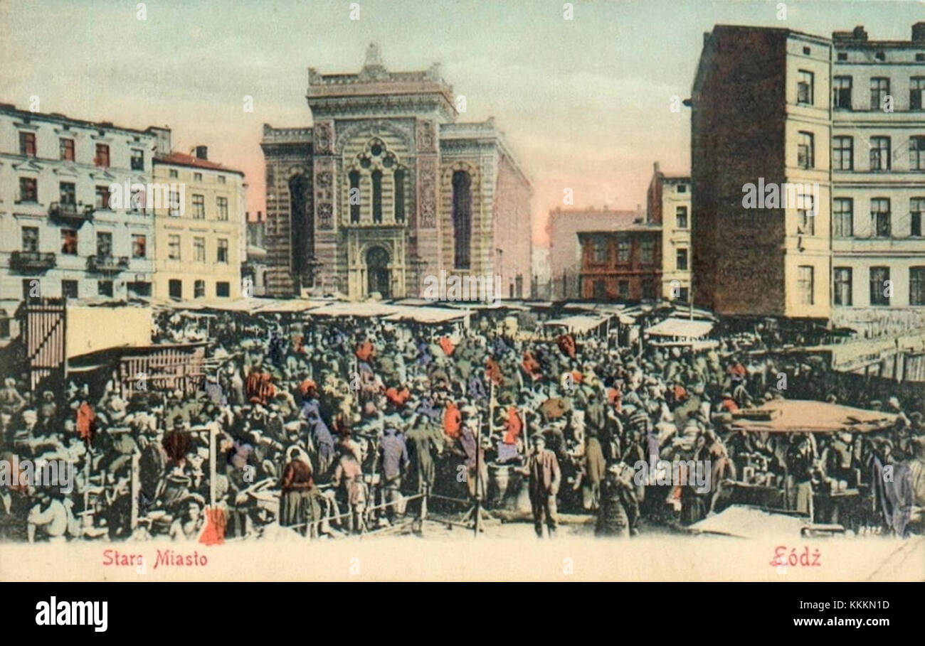 Alte Szil with market Postcard colorized Stock Photo Alamy