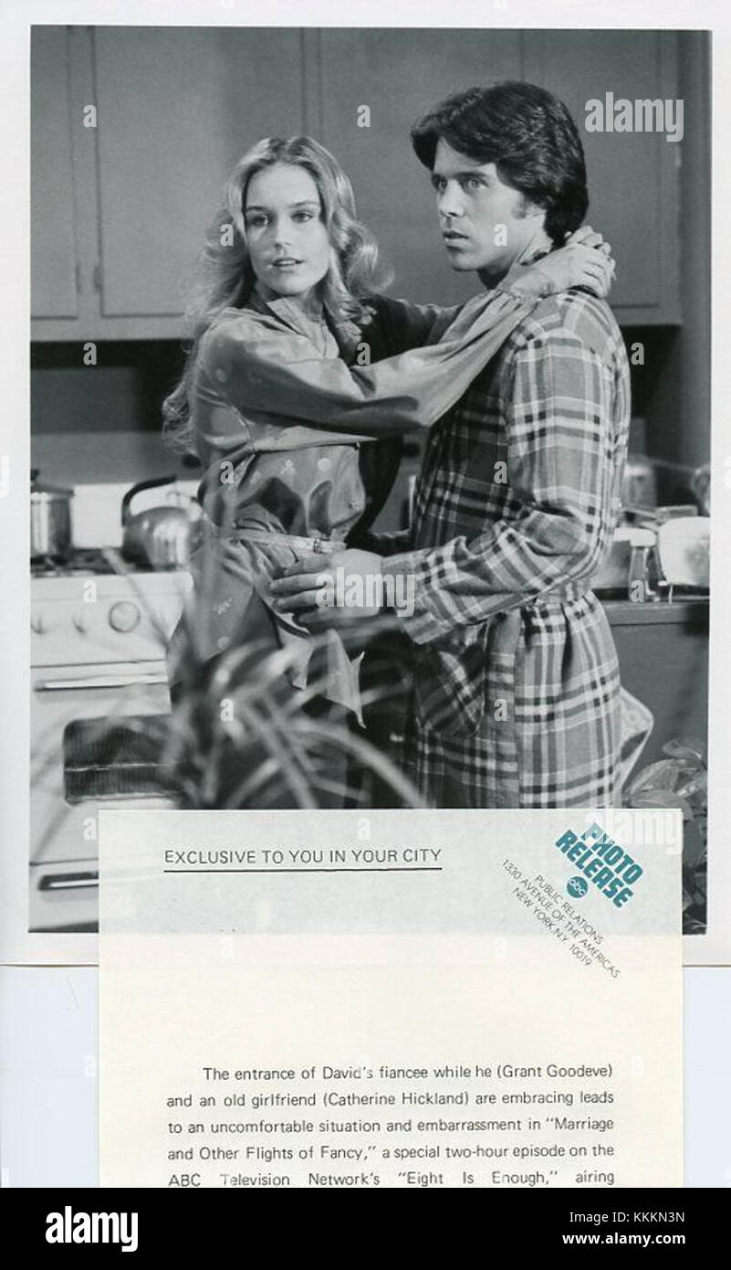 Grant Goodeve and Catherine Hickland 1979 Stock Photo