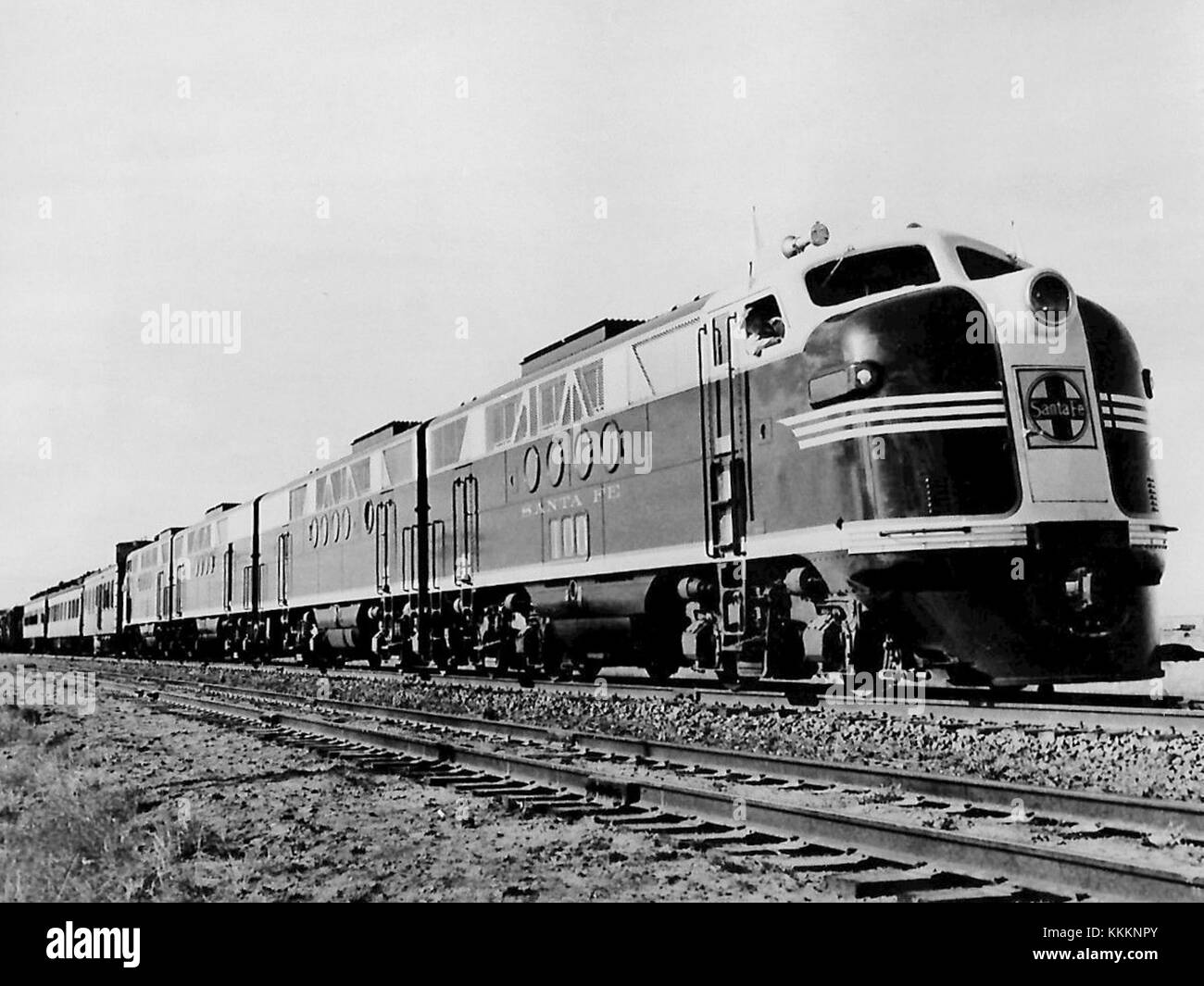 Santa Fe FT locomotive 1941 Stock Photo - Alamy