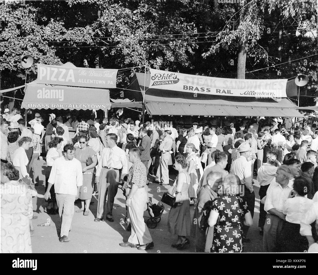 1961 Brass Rail Restaurant Allentown Fair Standt Allentown PA