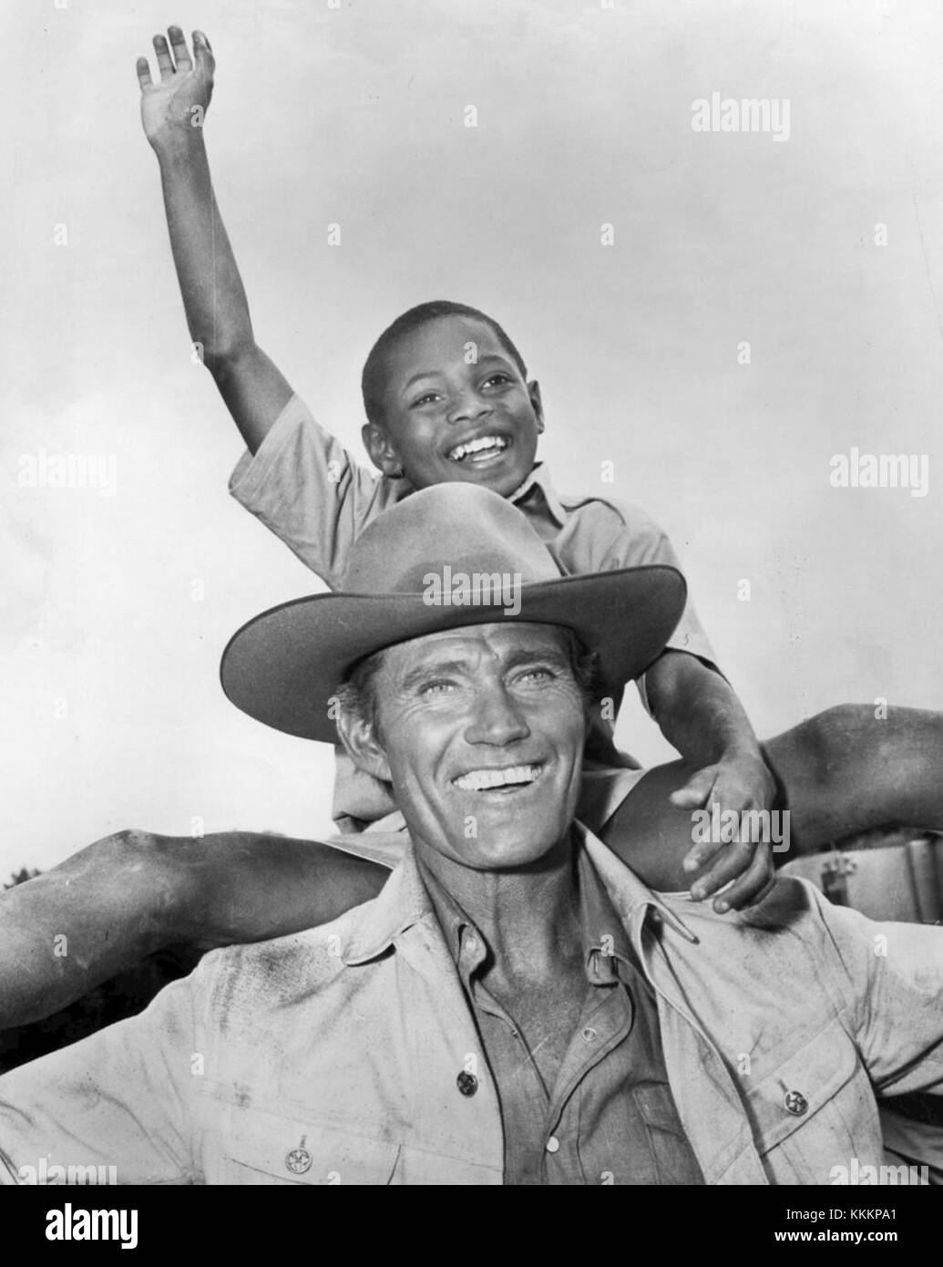 Cowboy in Africa Chuck Connors 1967 Stock Photo