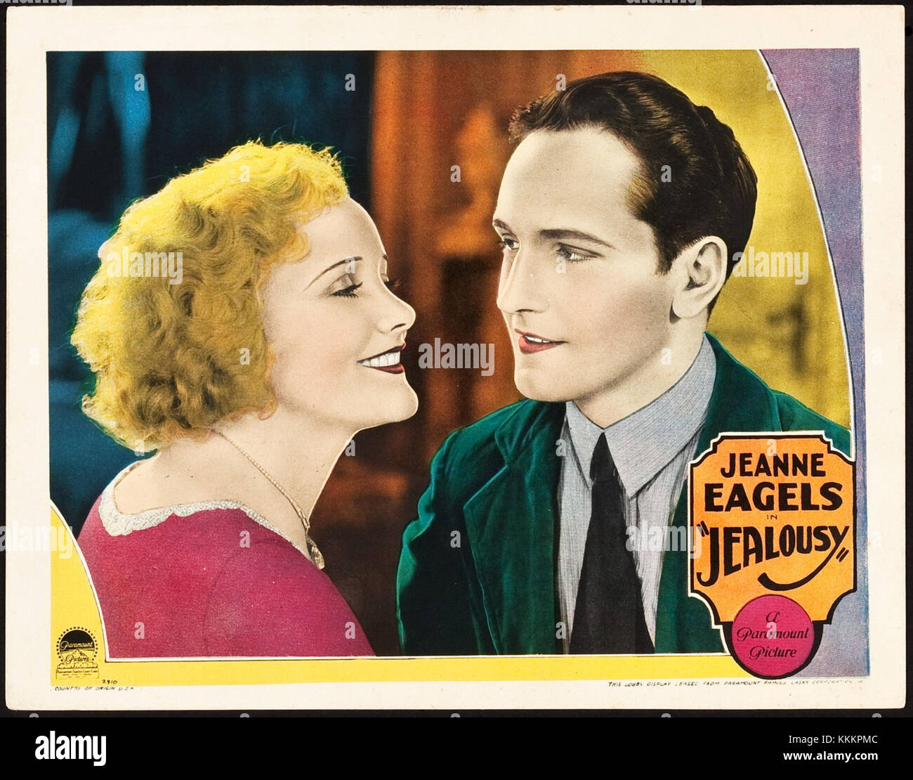 Jealousy lobby card Stock Photo Alamy