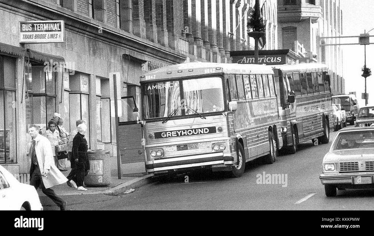 1976 - Susses Outside Americus Hotel - Allentown PA Stock Photo